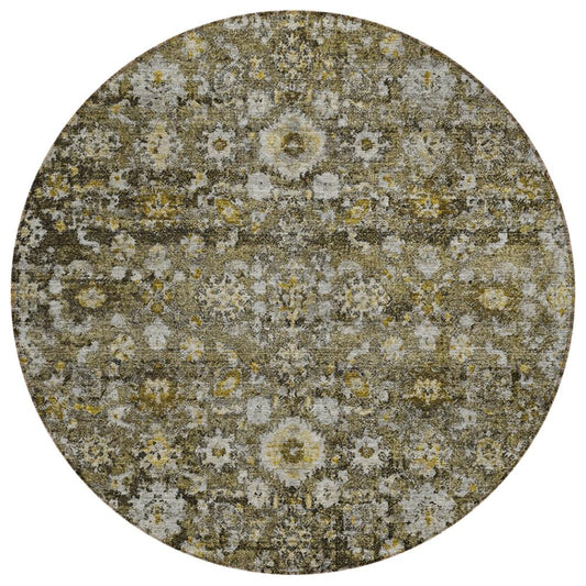 Addison Rugs Ocean Ripples Mocha Washable Indoor-Outdoor Rug