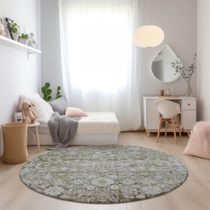 Addison Rugs Ocean Ripples Taupe Washable Indoor-Outdoor Rug
