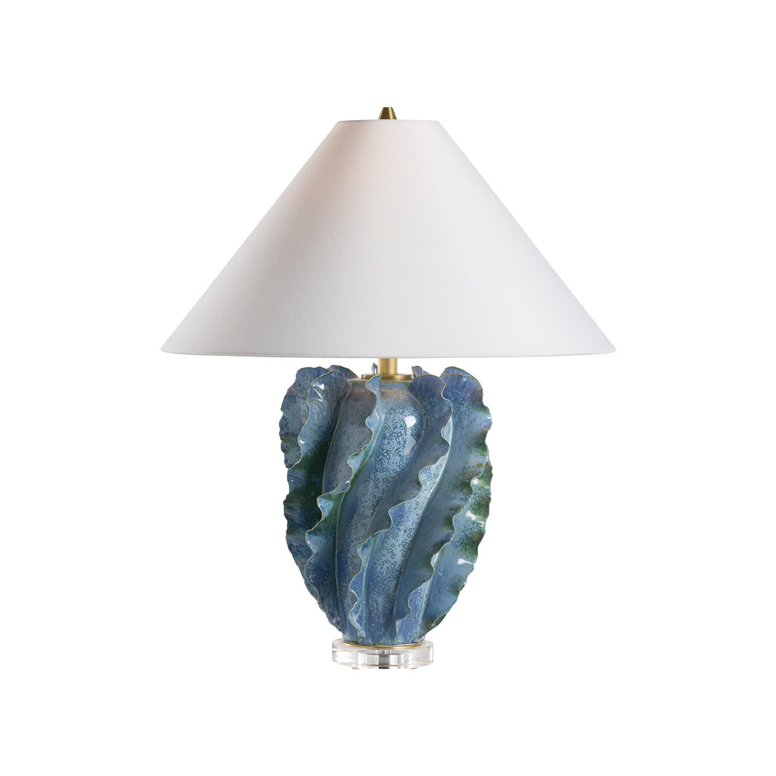 Chelsea House Ocean Waves Ceramic Table Lamp