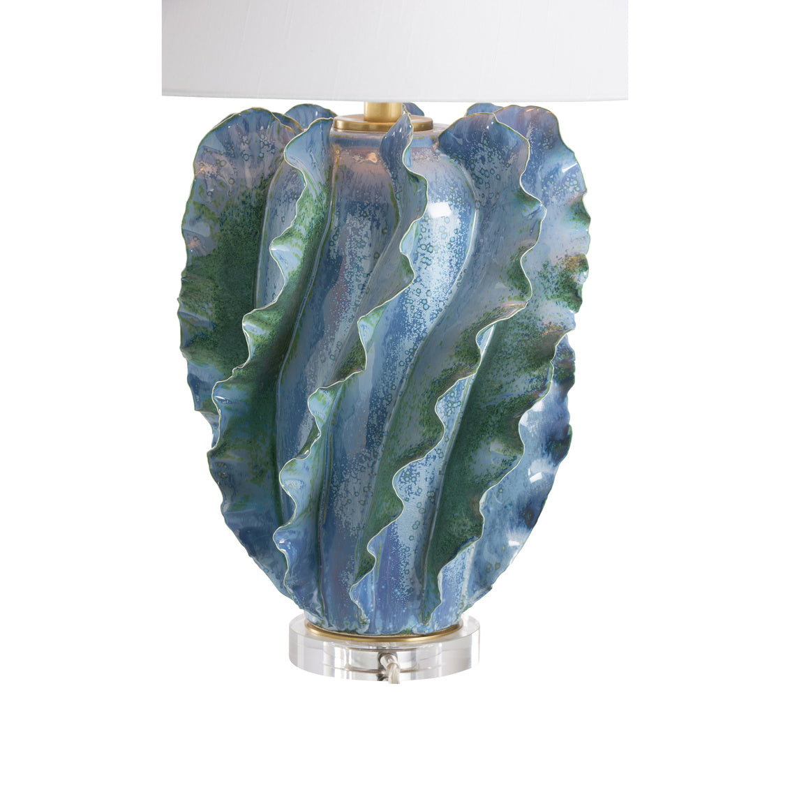 Chelsea House Ocean Waves Ceramic Table Lamp