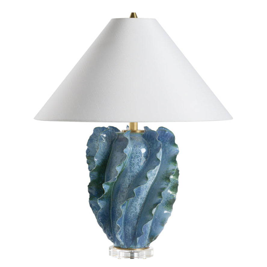 Chelsea House Ocean Waves Ceramic Table Lamp