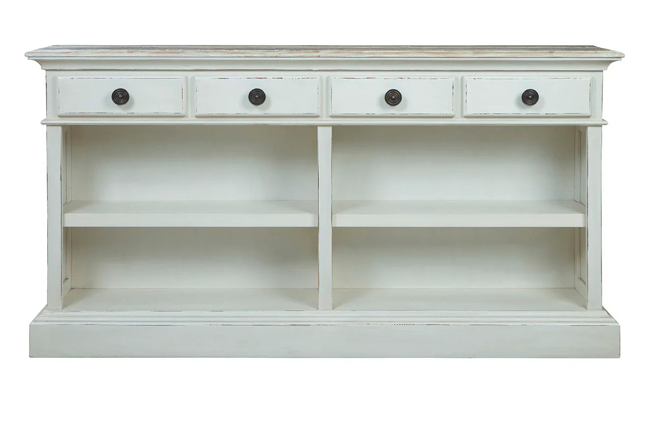 Furniture Classics Oceanside Wooden Rectangular Console Table