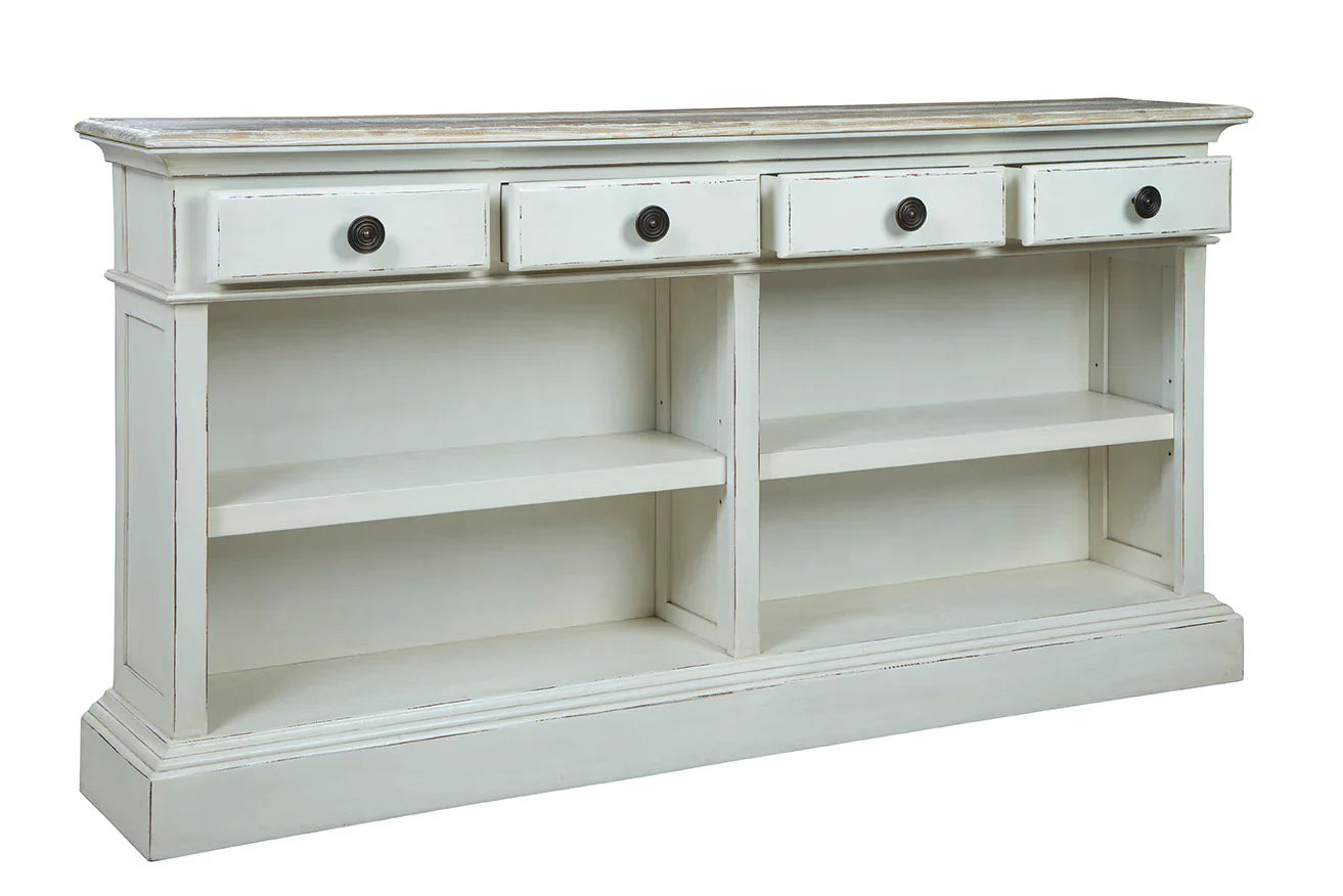 Furniture Classics Oceanside Wooden Rectangular Console Table