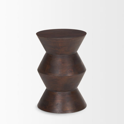 Mercana Odessa Wooden Dark Brown Accent Table
