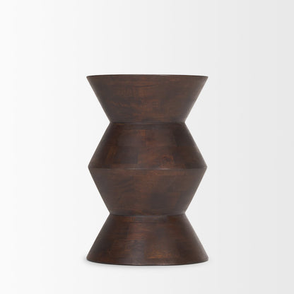 Mercana Odessa Wooden Dark Brown Accent Table