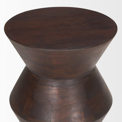 Mercana Odessa Wooden Dark Brown Accent Table