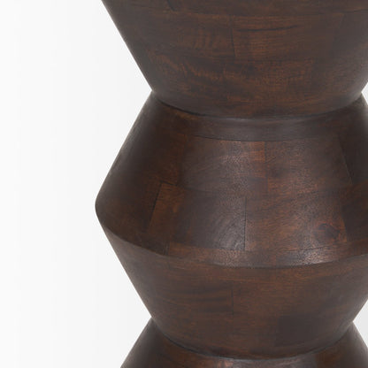 Mercana Odessa Wooden Dark Brown Accent Table