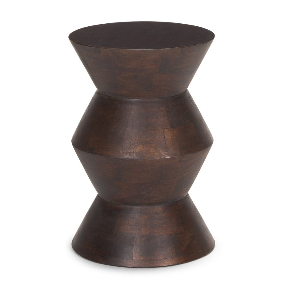 Mercana Odessa Wooden Dark Brown Accent Table