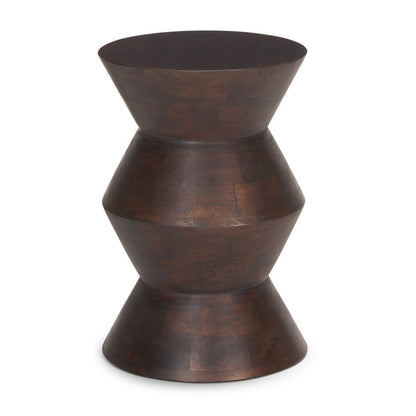 Mercana Odessa Wooden Dark Brown Accent Table