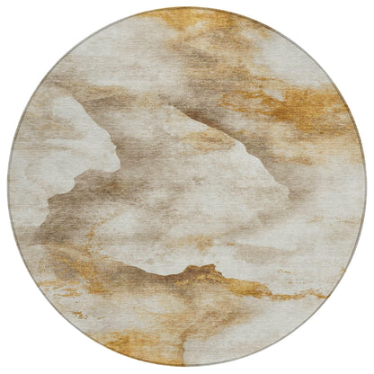 Addison Rugs Oelas Brown Washable Indoor-Outdoor Rug