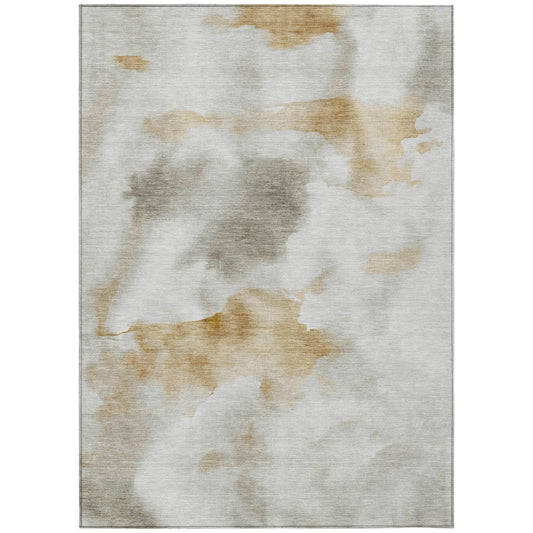 Addison Rugs Oelion Ivory Washable Indoor-Outdoor Rug