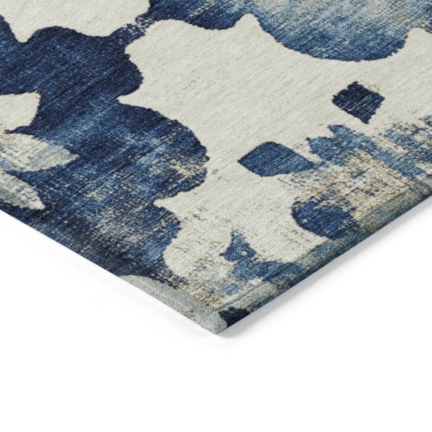 Addison Rugs Oelira Blue Washable Indoor-Outdoor Rug