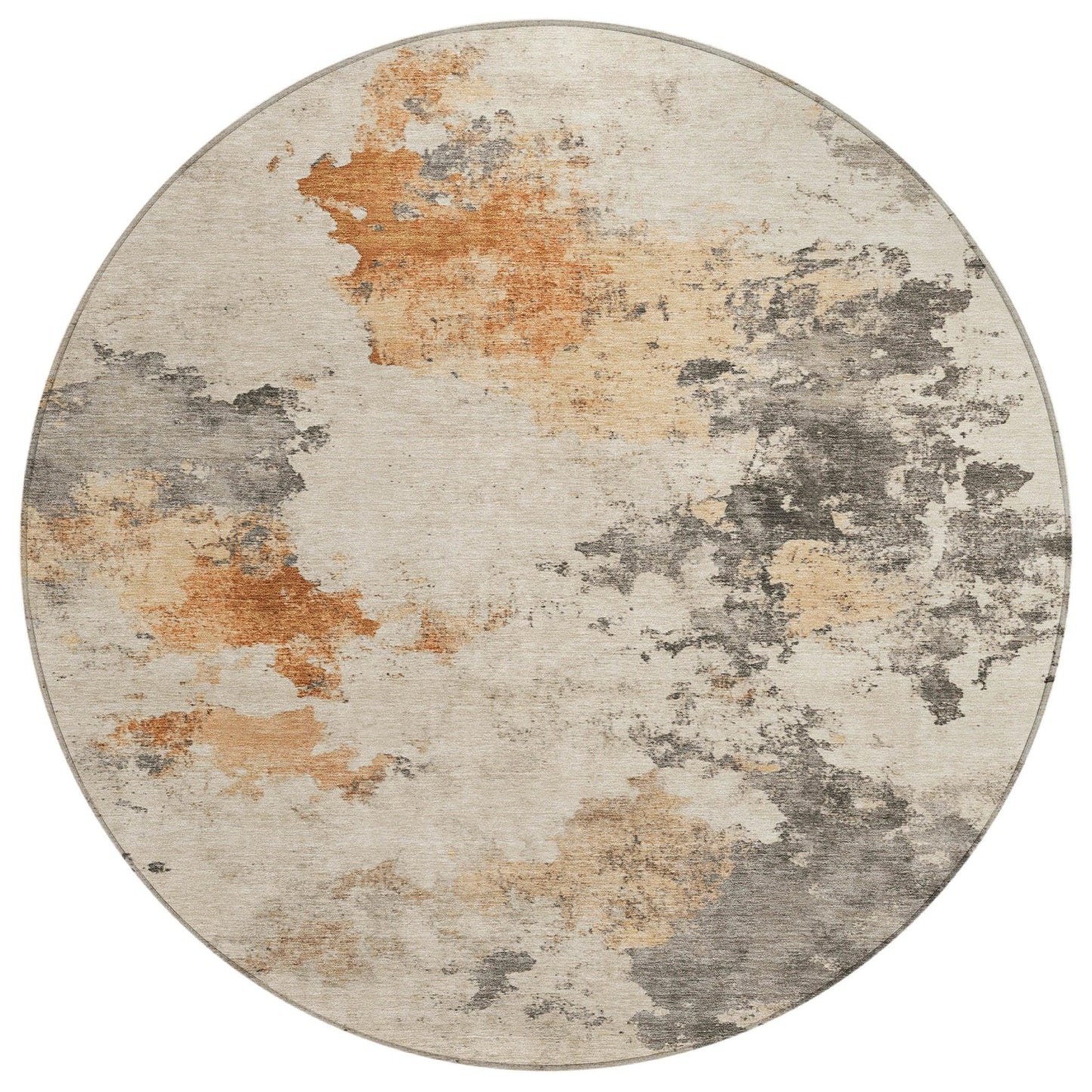 Addison Rugs Oelius Orange Washable Indoor-Outdoor Rug