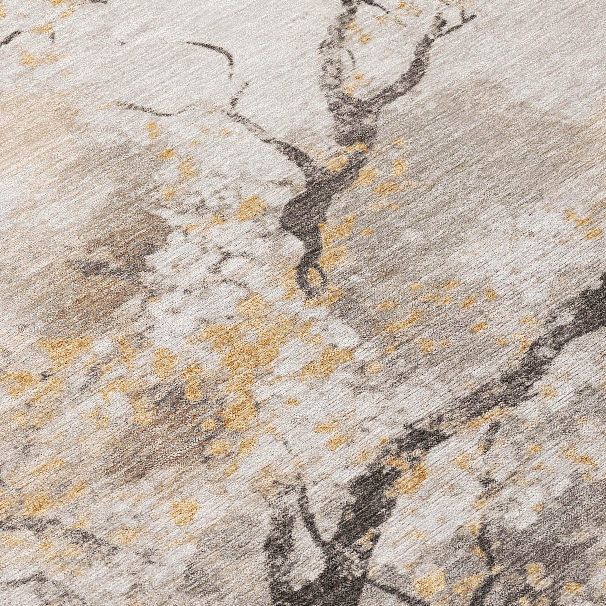 Addison Rugs Oelon Ivory Washable Indoor-Outdoor Rug