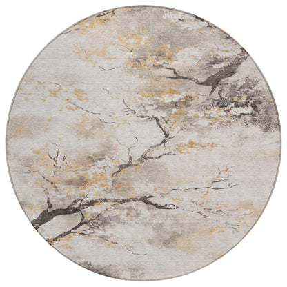 Addison Rugs Oelon Ivory Washable Indoor-Outdoor Rug