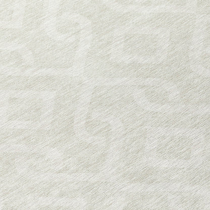 Addison Rugs Offset Stripes Ivory Washable Indoor-Outdoor Rug