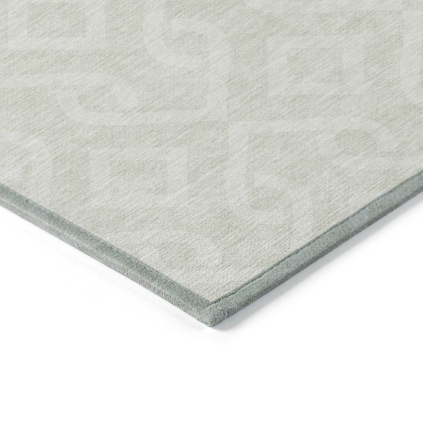 Addison Rugs Offset Stripes Ivory Washable Indoor-Outdoor Rug