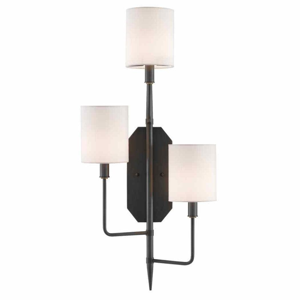 Oil Rubbed Bronze Knowsley Wall Sconce Left Wall Sconces Sideboards and Things By Currey & Co