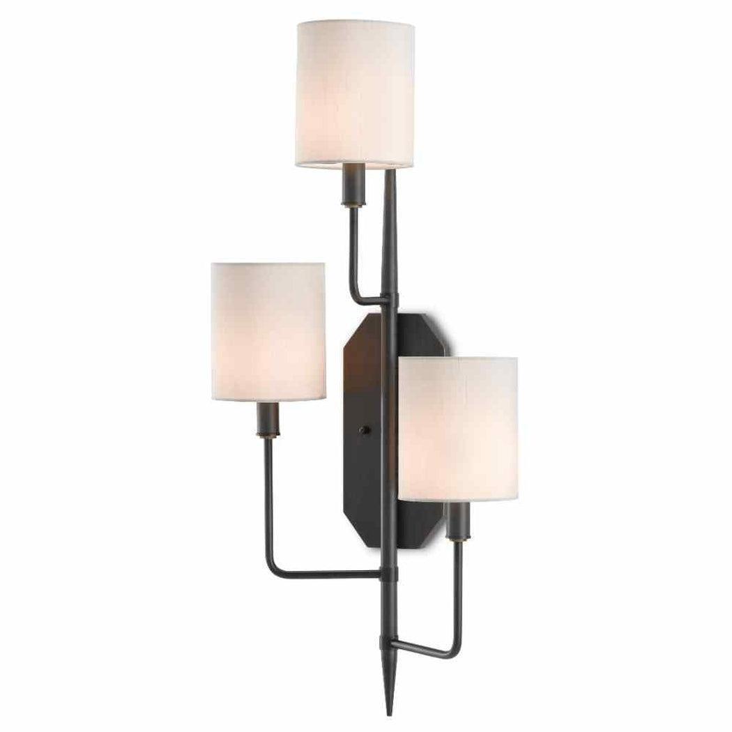 Oil Rubbed Bronze Knowsley Wall Sconce Left Wall Sconces Sideboards and Things By Currey & Co