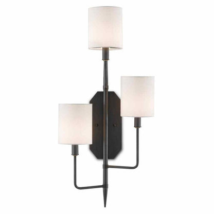 Oil Rubbed Bronze Knowsley Wall Sconce Right Wall Sconces Sideboards and Things By Currey & Co