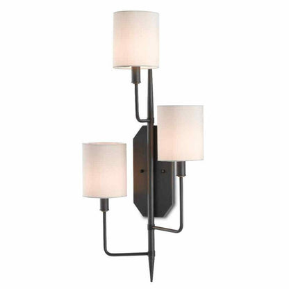 Oil Rubbed Bronze Knowsley Wall Sconce Right Wall Sconces Sideboards and Things By Currey & Co