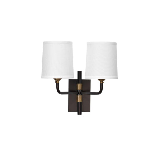 Oil Rubbed Bronze Lawton Double Arm Wall Sconce Wall Sconces Sideboards and Things By Jamie Young