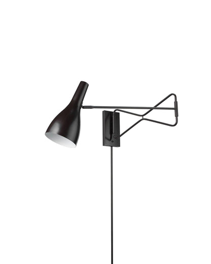 Oil Rubbed Bronze Lenz Swing Arm Wall Sconce Wall Sconces Sideboards and Things By Jamie Young