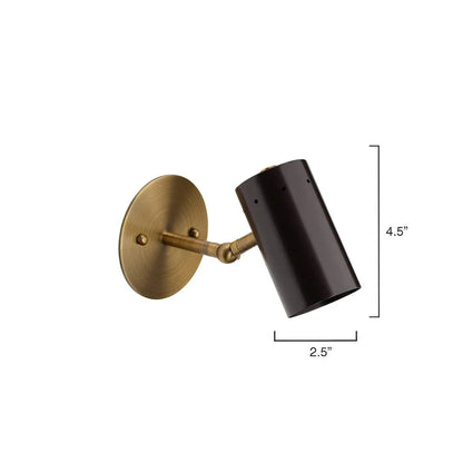 Oil Rubbed Bronze Milano Sconce - LOOMLAN - Jamie Young - Wall Sconces