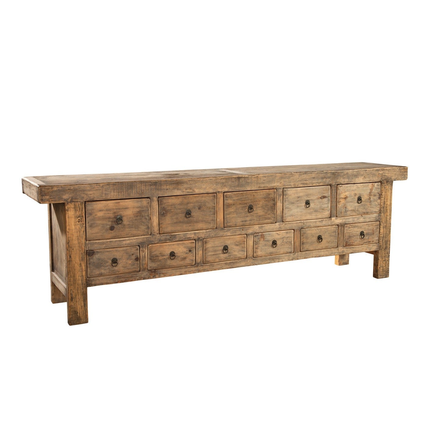 Old Pine Drawer Bank-Dressers-Furniture Classics-Sideboards and Things