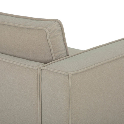 LH Home Olga Beige Fabric Sofa
