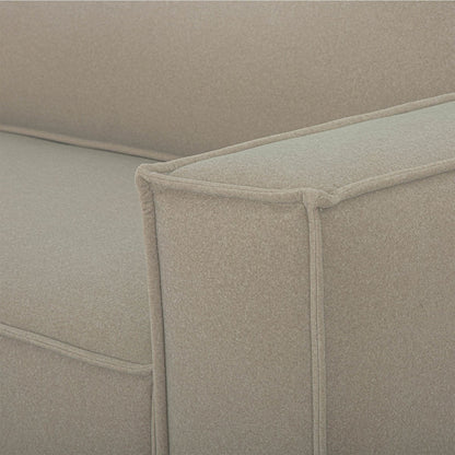 LH Home Olga Beige Fabric Sofa