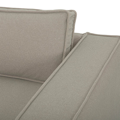 LH Home Olga Beige Fabric Sofa
