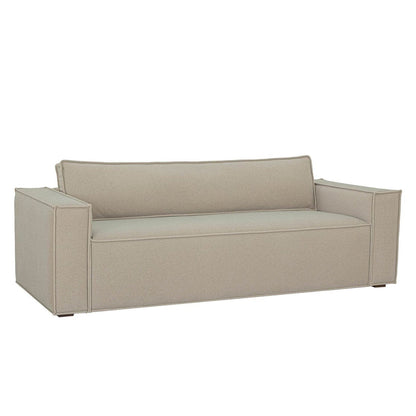 LH Home Olga Beige Fabric Sofa