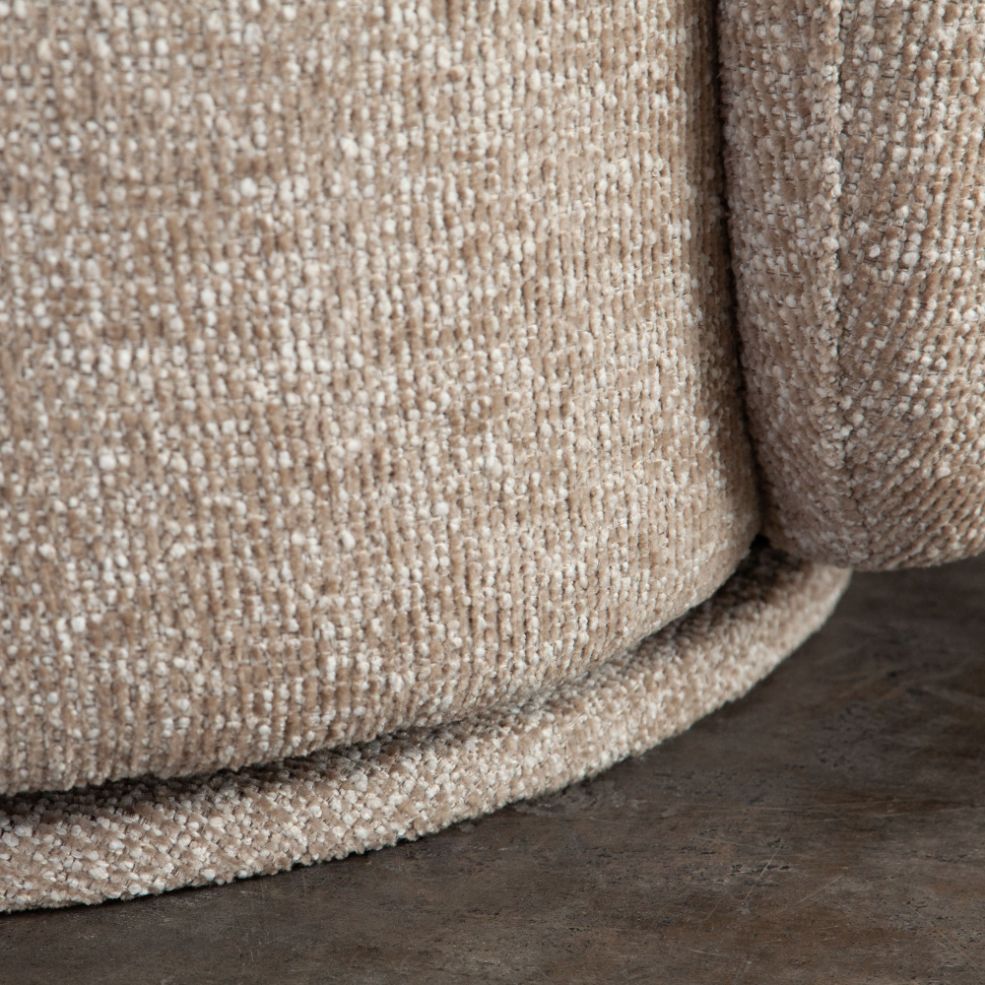 Diamond Sofa Olli Wheat Fabric Swivel Club Chair