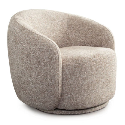 Diamond Sofa Olli Wheat Fabric Swivel Club Chair