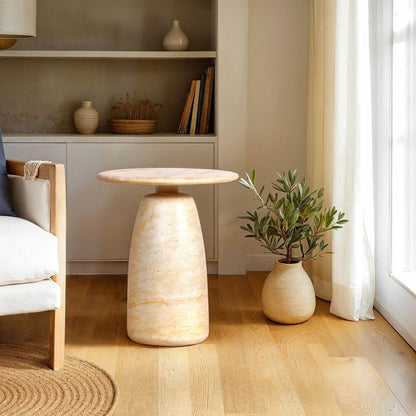 LH Home Olympia Concrete Outdoor Side Table