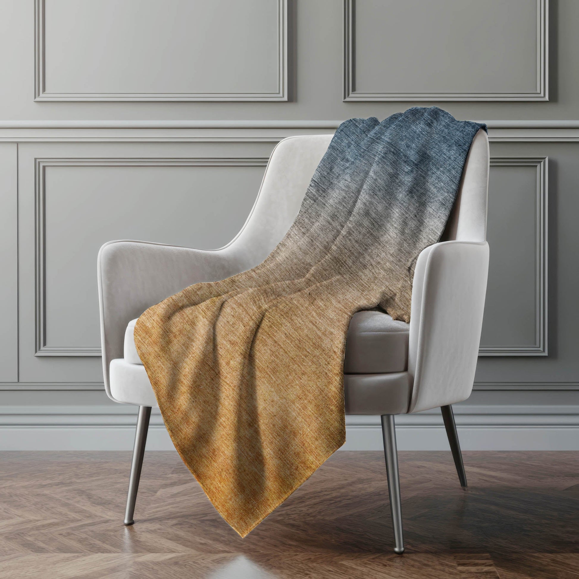 Addison Rugs Ombre Blue Washable Indoor-Outdoor Rug