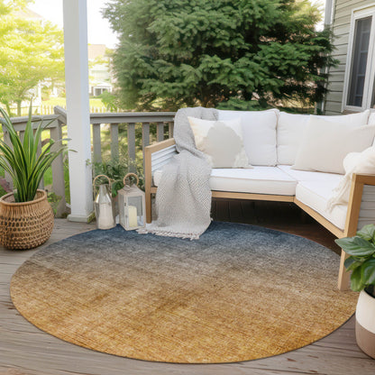 Addison Rugs Ombre Blue Washable Indoor-Outdoor Rug