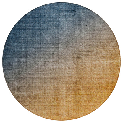 Addison Rugs Ombre Blue Washable Indoor-Outdoor Rug