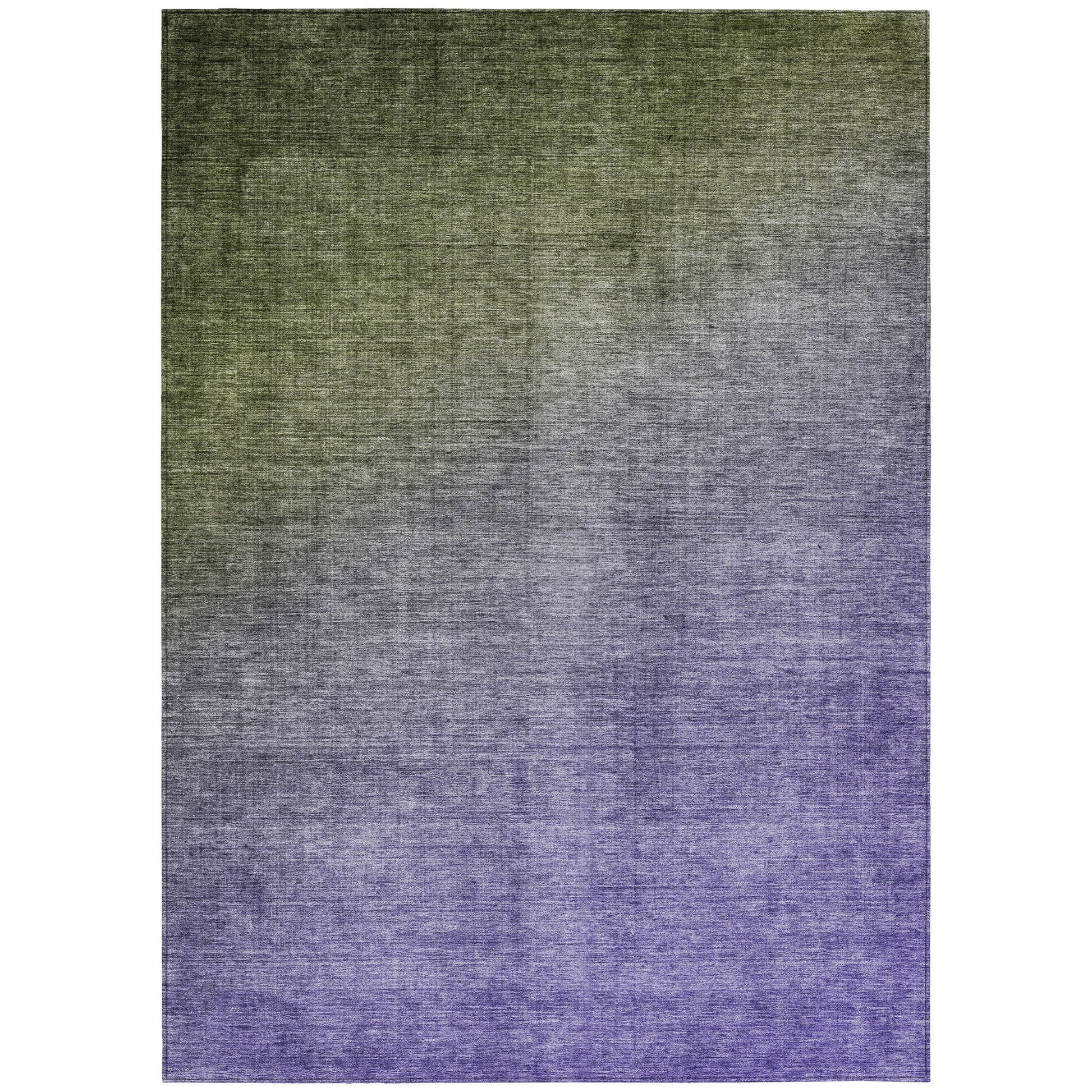 Addison Rugs Ombre Green Washable Indoor-Outdoor Rug