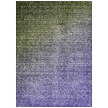 Addison Rugs Ombre Green Washable Indoor-Outdoor Rug