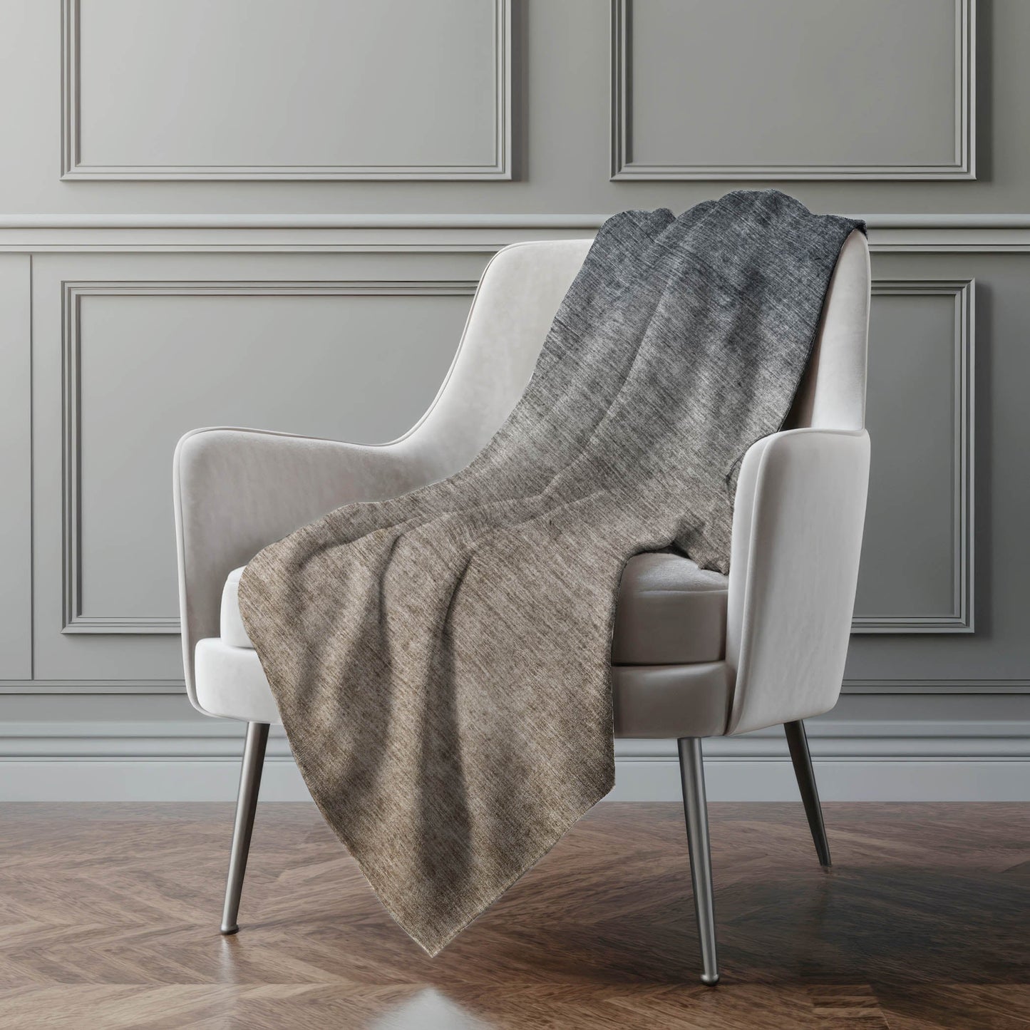 Addison Rugs Ombre Grey Washable Indoor-Outdoor Rug