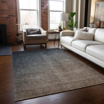 Addison Rugs Ombre Grey Washable Indoor-Outdoor Rug