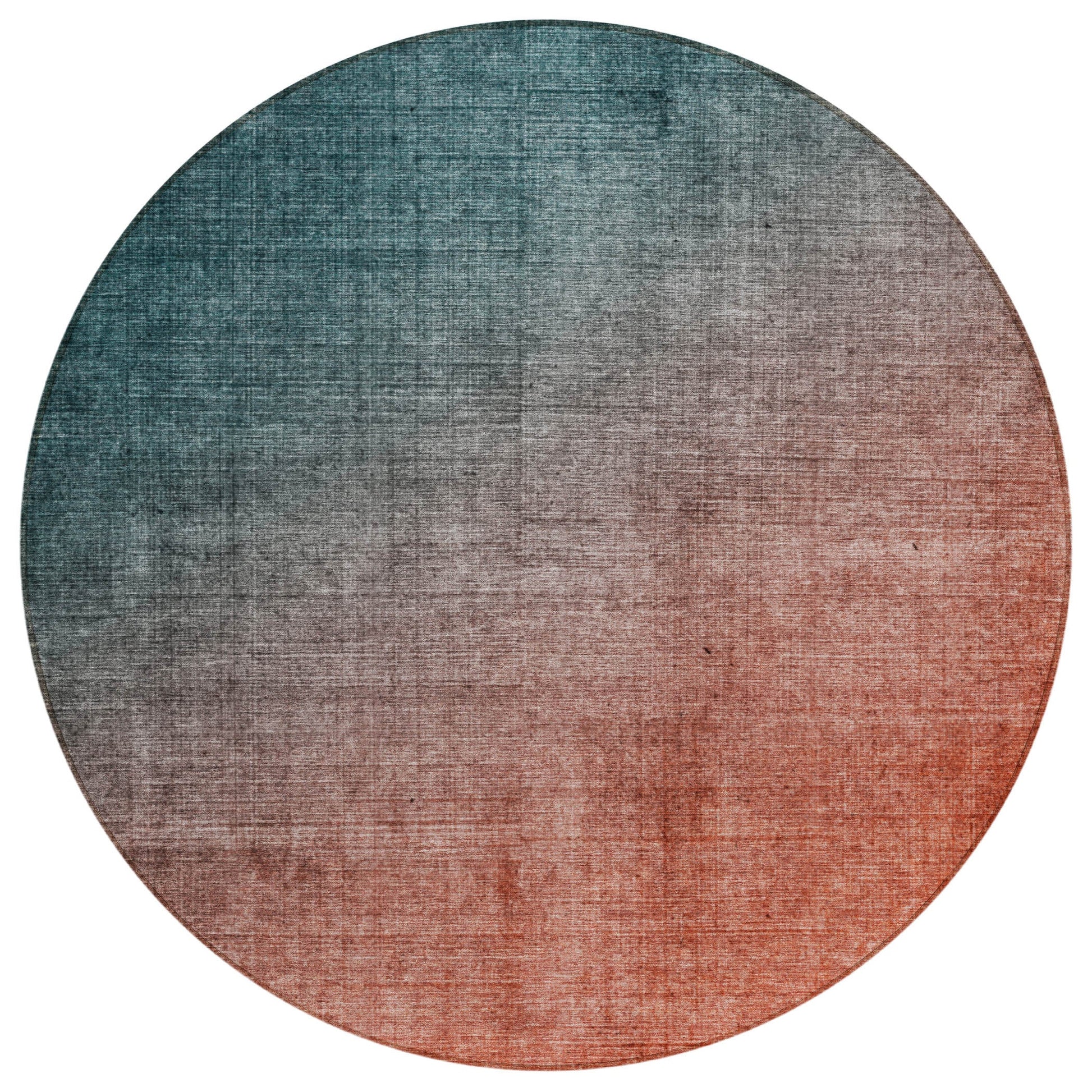 Addison Rugs Ombre Teal Washable Indoor-Outdoor Rug