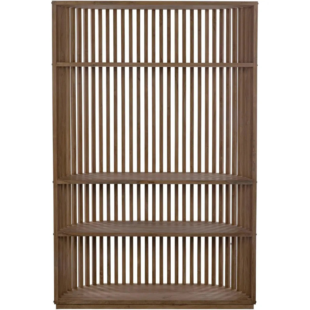 Opal Teak Wood Bookcase