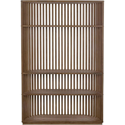 Opal Teak Wood Bookcase