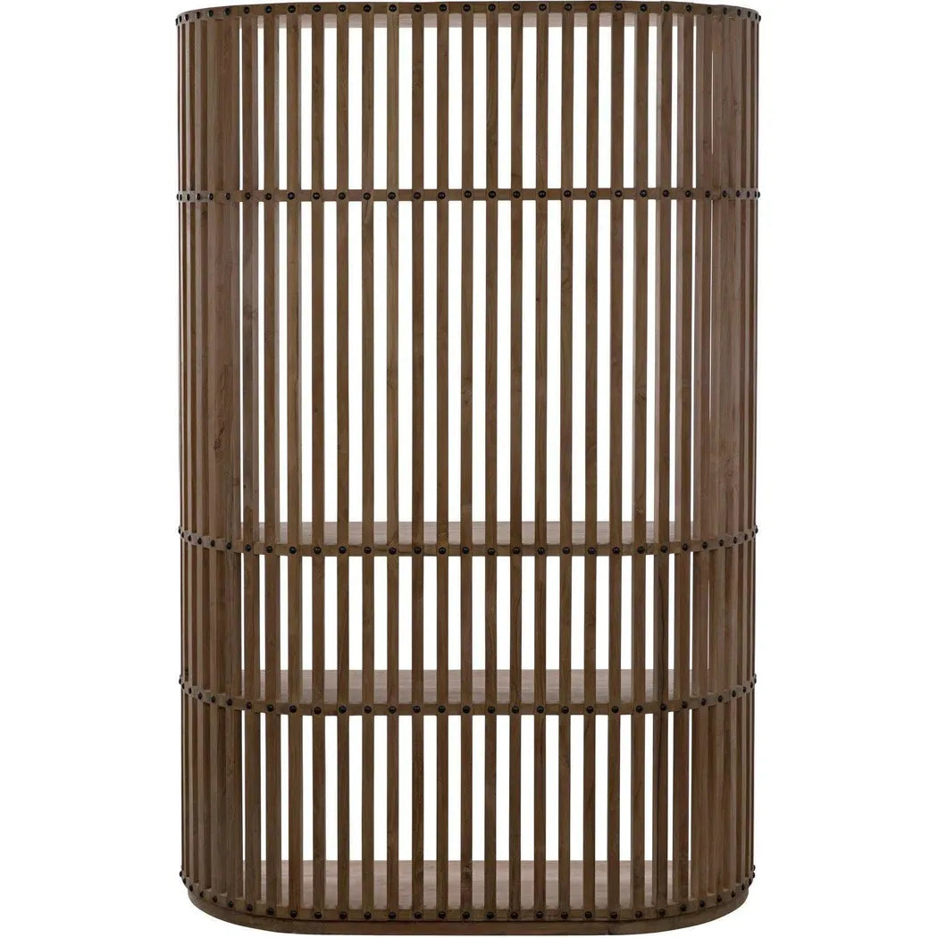 Opal Teak Wood Bookcase