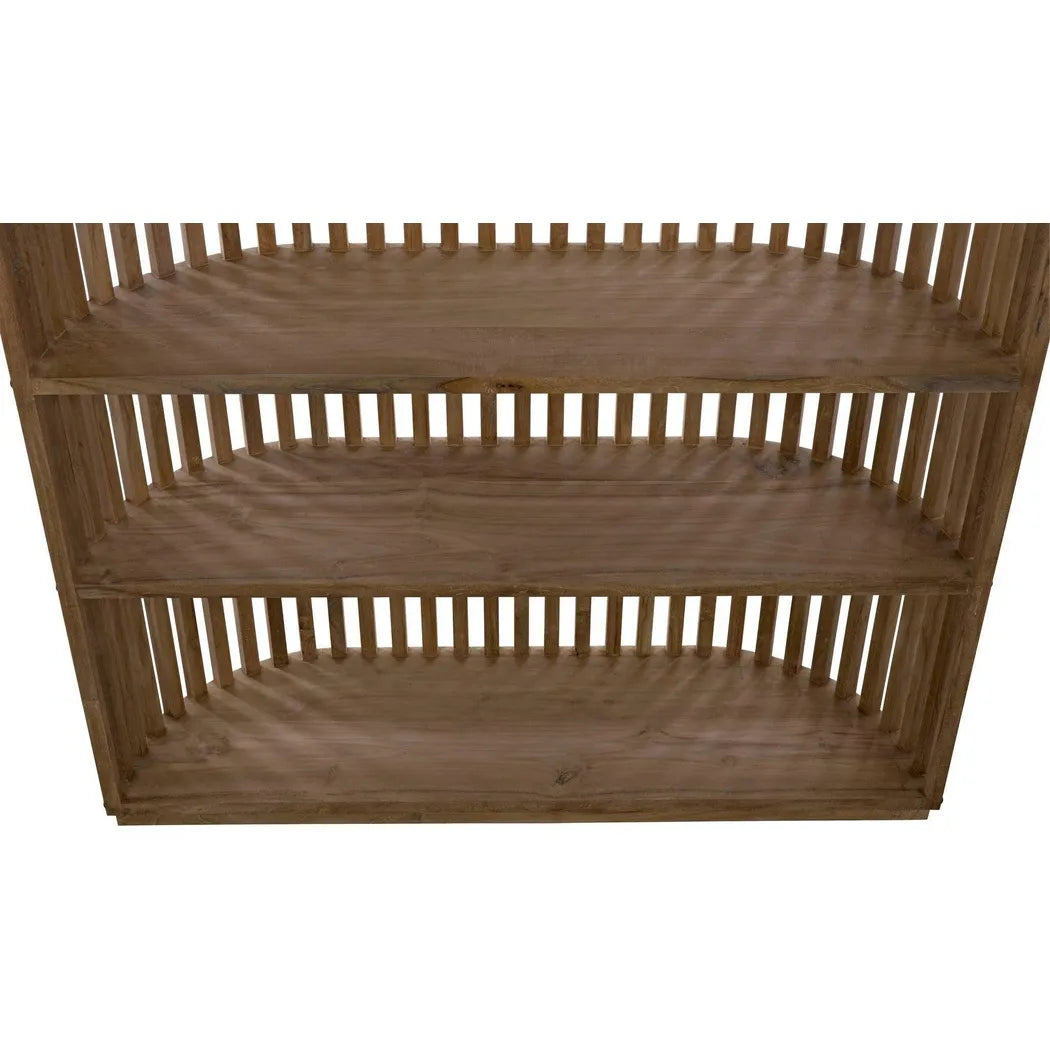 Opal Teak Wood Bookcase