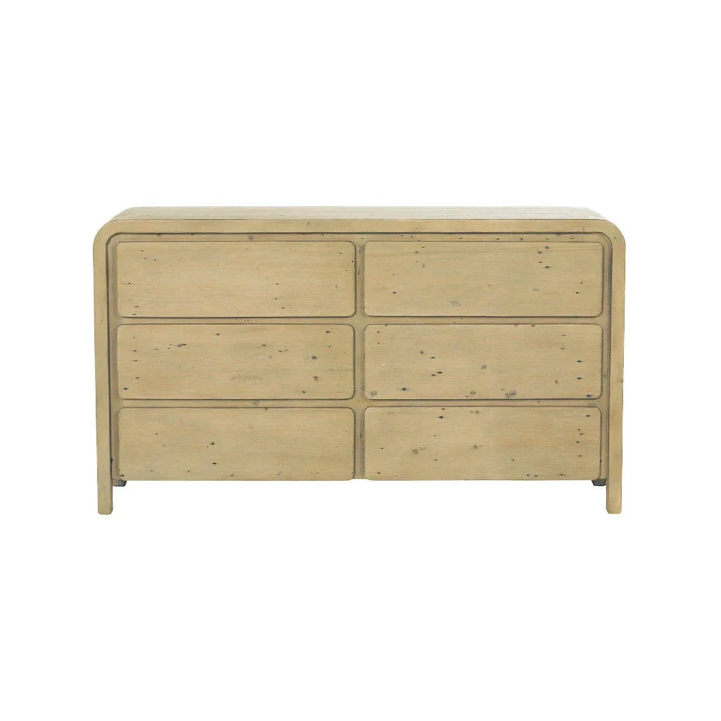 Opera Wooden Modern 6 Drawer Dresser