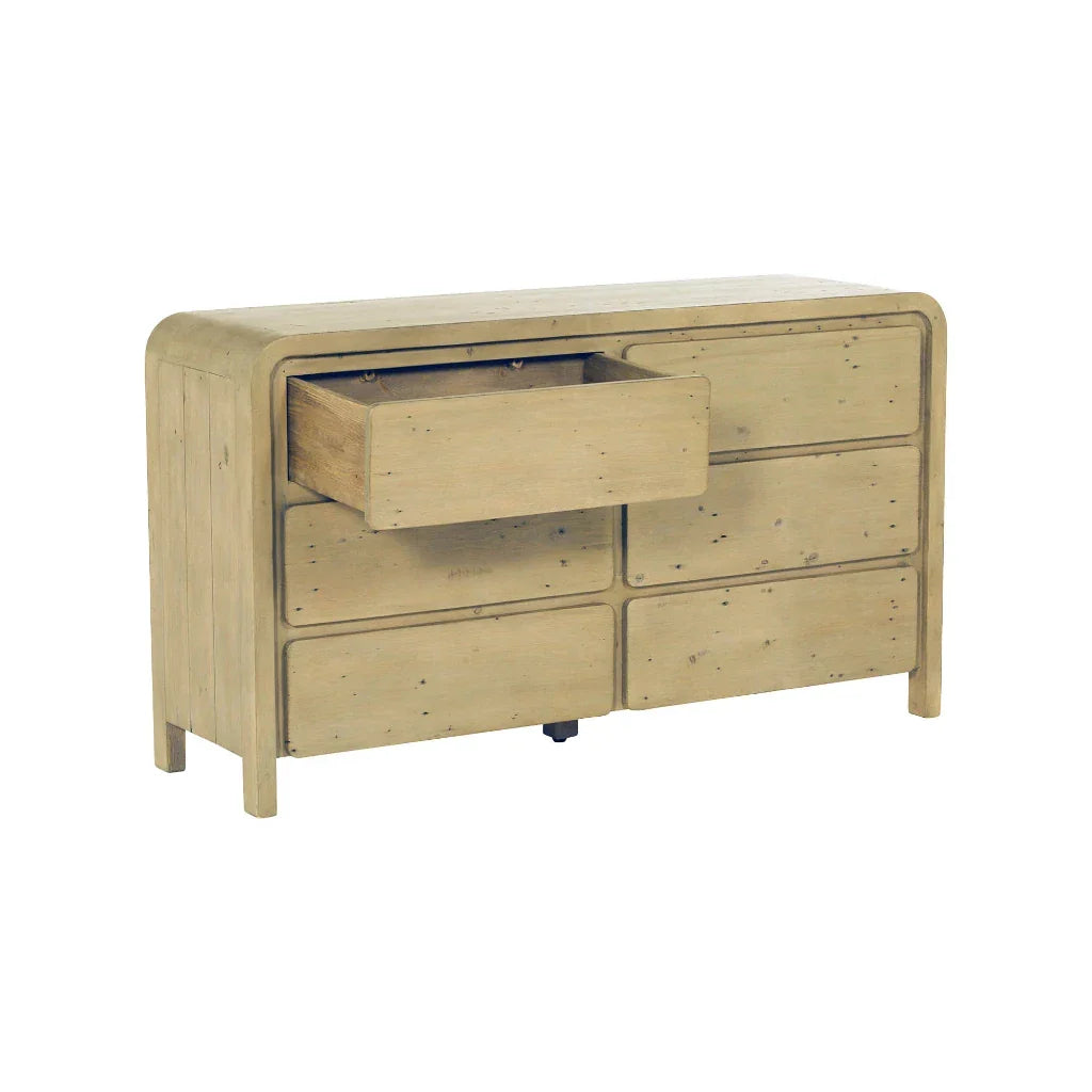 Opera Wooden Modern 6 Drawer Dresser